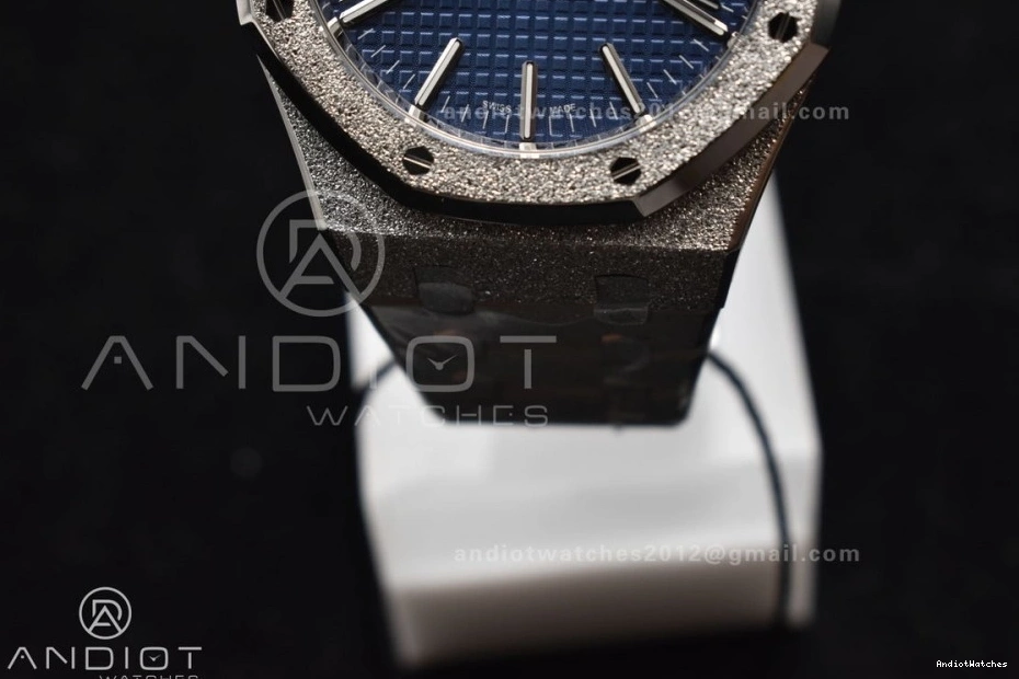SS Versatile Frosted Bracelet 15400 1095 Edition A SS on ZF Blue Oak Royal Case 1:1 Best 41mm Dial Textured 1216
